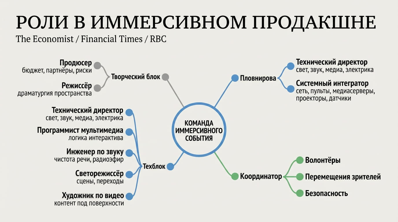 роли в иммерсивном продакшене
