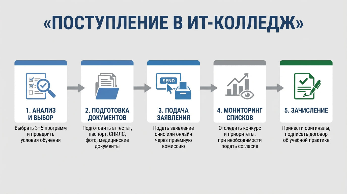 поступление в ИТ-колледж