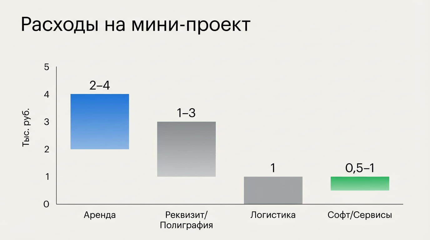 расходы на мини-проект